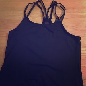 Black workout top